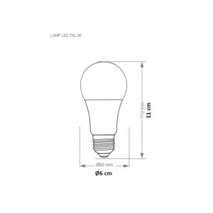 Lâmpada LED Taschibra 09W 6500K E27 - Image 3