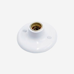 Plafon Porcelana Taschibra Branco E-27 - Image 1