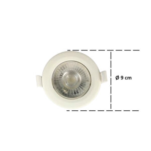 Spot LED 5W 6500K De Embutir Redondo Direcionável Avant - Image 2