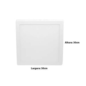 Painel LED Lux 24W  6500K Quadrado Sobrepor Taschibra - Image 7
